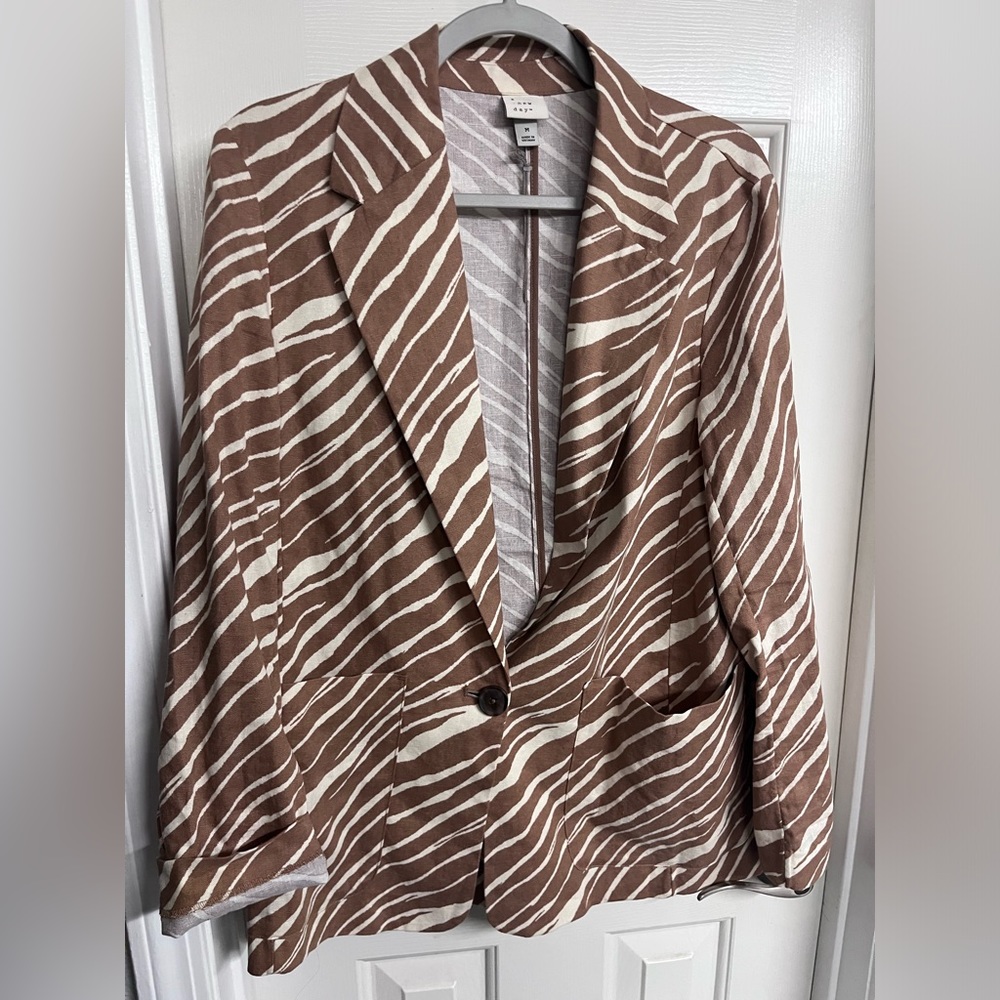 Linen blazer